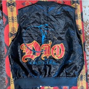 Vintage Ronnie James Dio Satin Vest